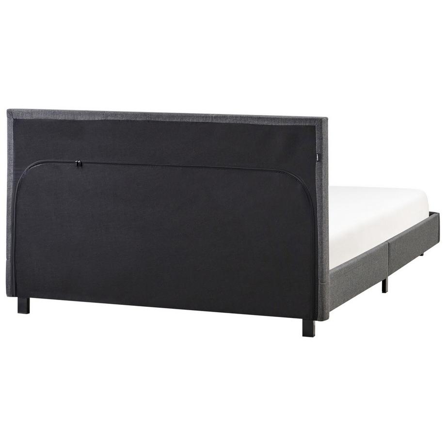 Beliani Wasserbett aus Stoff Modern ALBI  