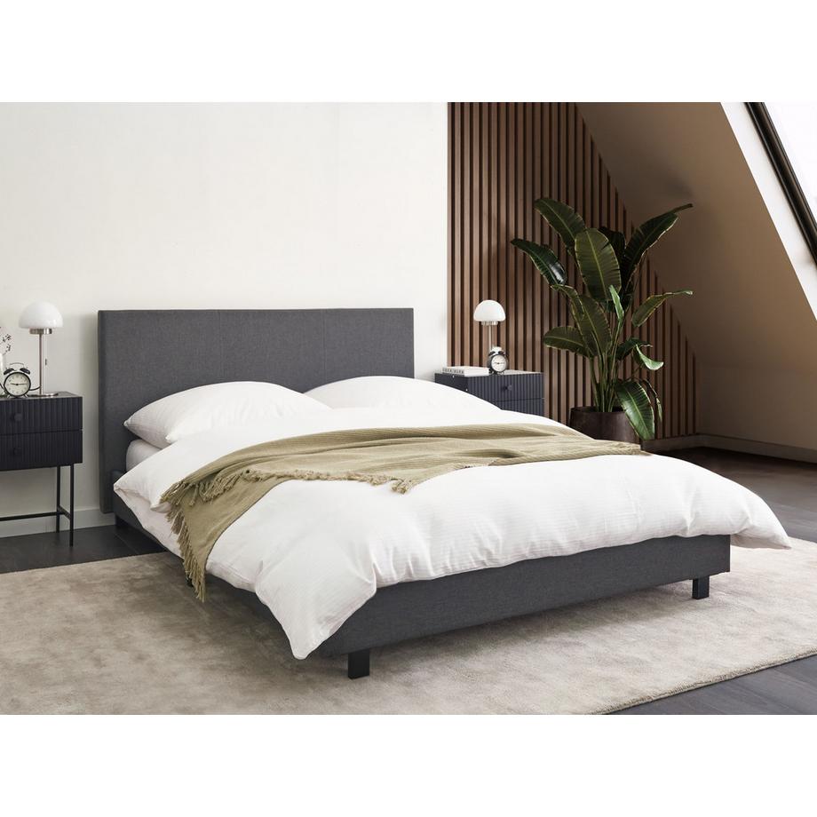Beliani Wasserbett aus Stoff Modern ALBI  
