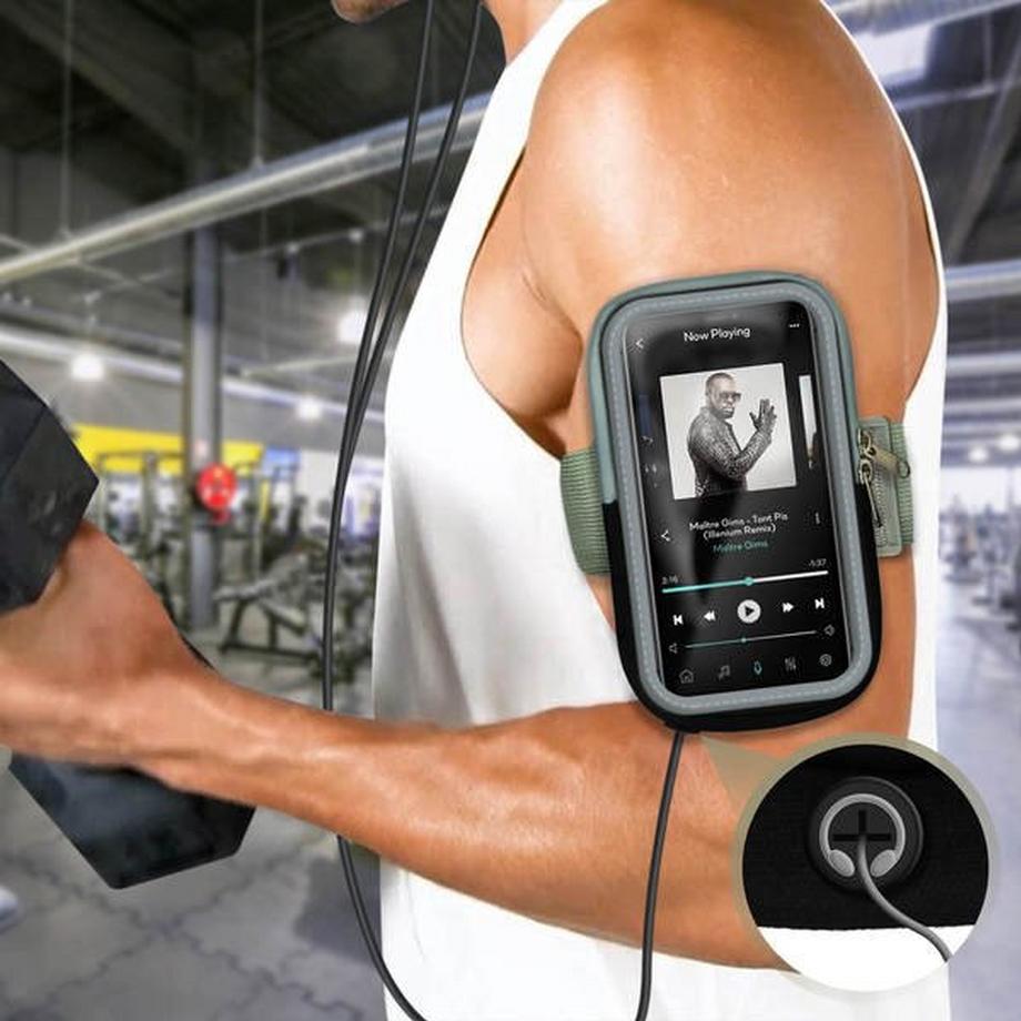 Avizar  Fascia Braccio Sport Impermeabile Nero 