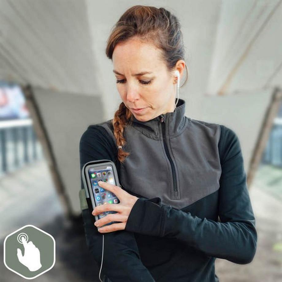 Avizar  Fascia Braccio Sport Impermeabile Nero 