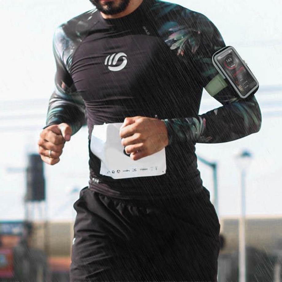 Avizar  Fascia Braccio Sport Impermeabile Nero 