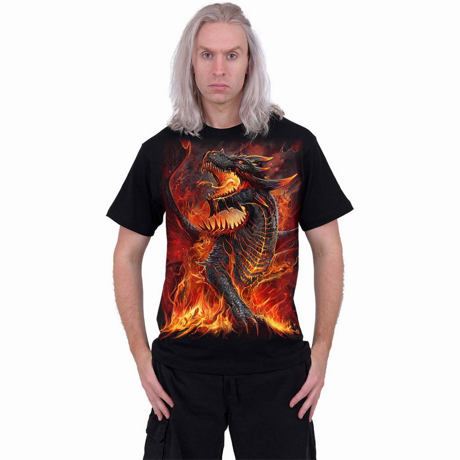 Spiral T-Shirt Draconis avec Imprimé au Dos  