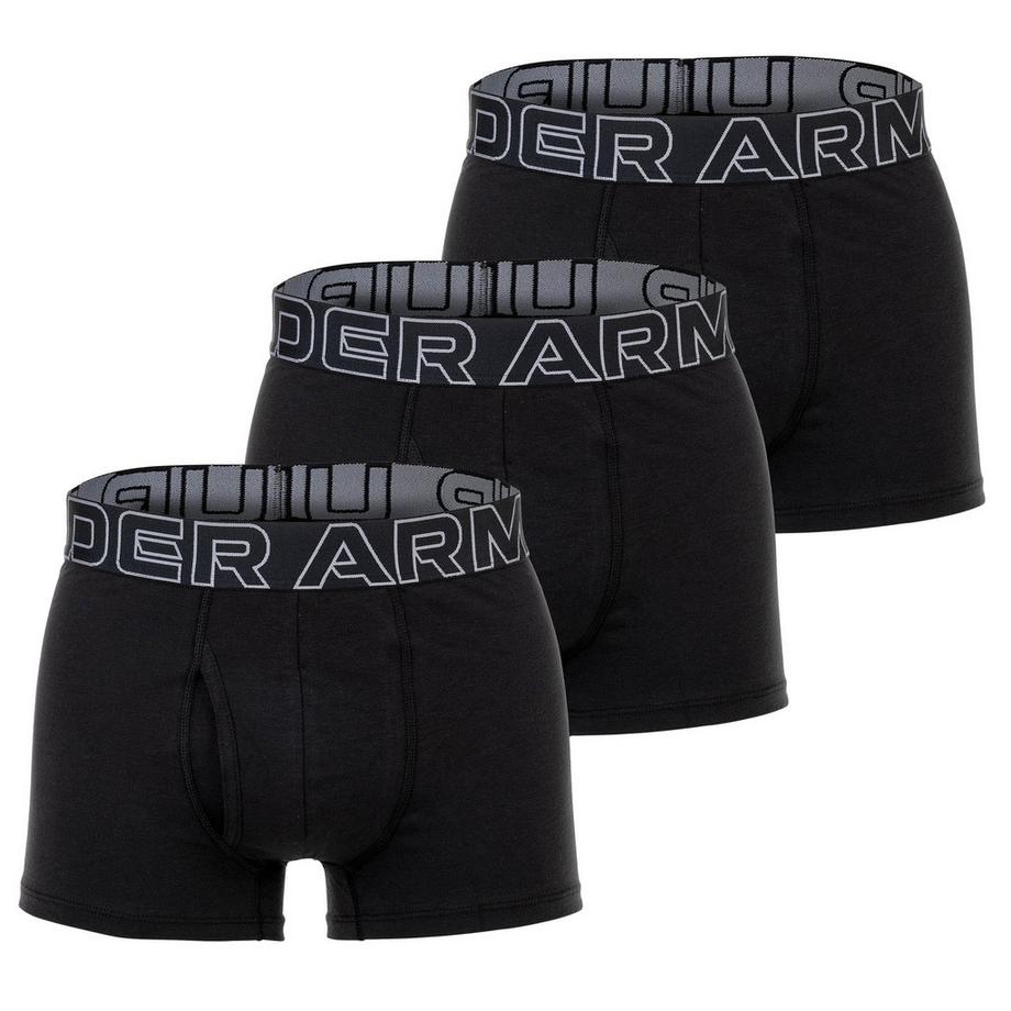 UNDER ARMOUR UA Performance Cotton Solid 3 Inch Boxershorts 3er Pack  