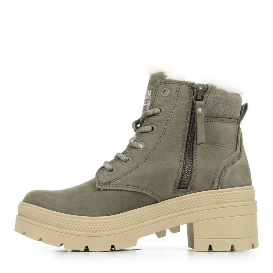 PALLADIUM Bottes Pallarise pour femme avec semelle compensée  