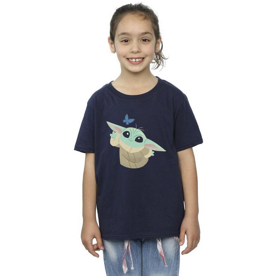 STAR WARS  The Mandalorian Butterfly Catching TShirt 