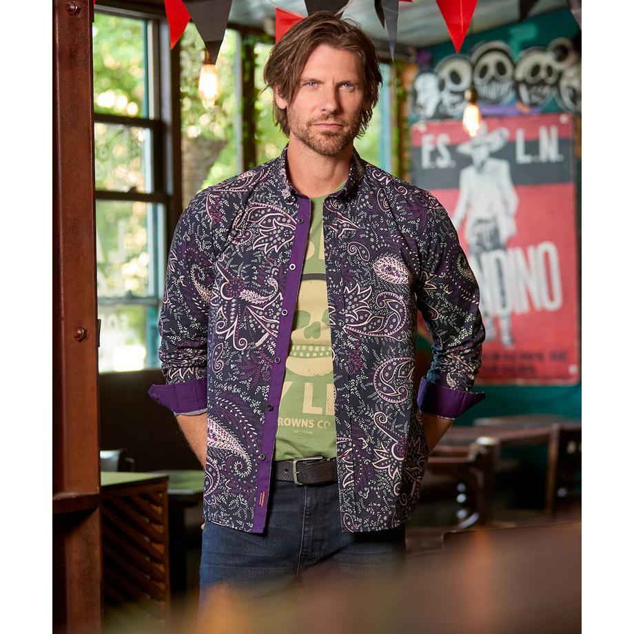 Joe Browns Camicia a maniche lunghe fantasia Paisley  