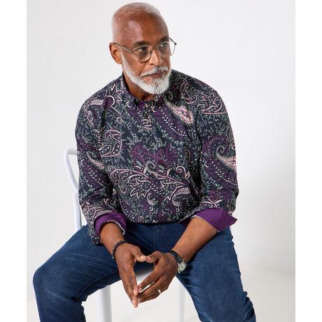 Joe Browns Langarm Paisley Muster Hemd  