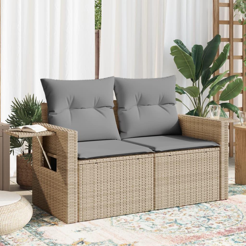 VidaXL Gartensofa poly-rattan  