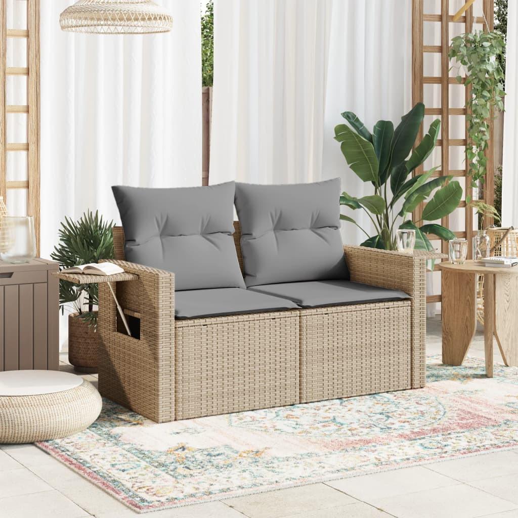 VidaXL Gartensofa poly-rattan  