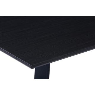 mutoni Table de salle à manger Trestric métal gris foncé 180x90  