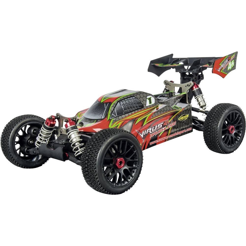 Carson  Virus 4.1 4S Brushless 1:8 Automodello Elettrica Buggy 4WD 100% RtR 2,4 GHz incl. Batteria, caricato 