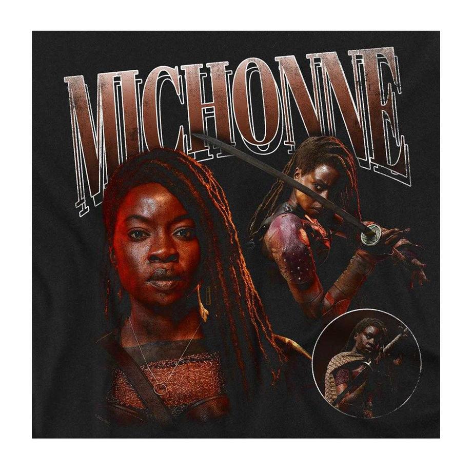 The Walking Dead  The Ones Who Lived Maglietta Michonne Homage Manica Lunga 
