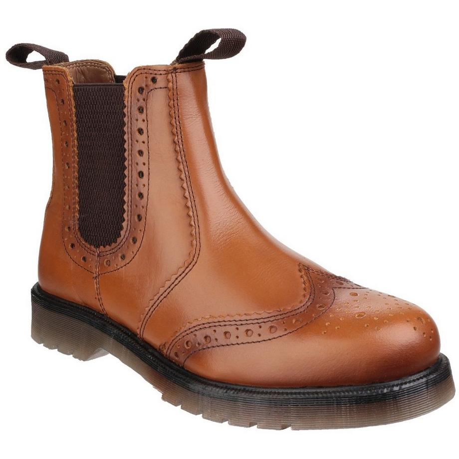 Stiefel Dalby mit Flügelkappe und Anziehlaschen