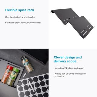 Intirilife Gewürzregal für die Schublade  