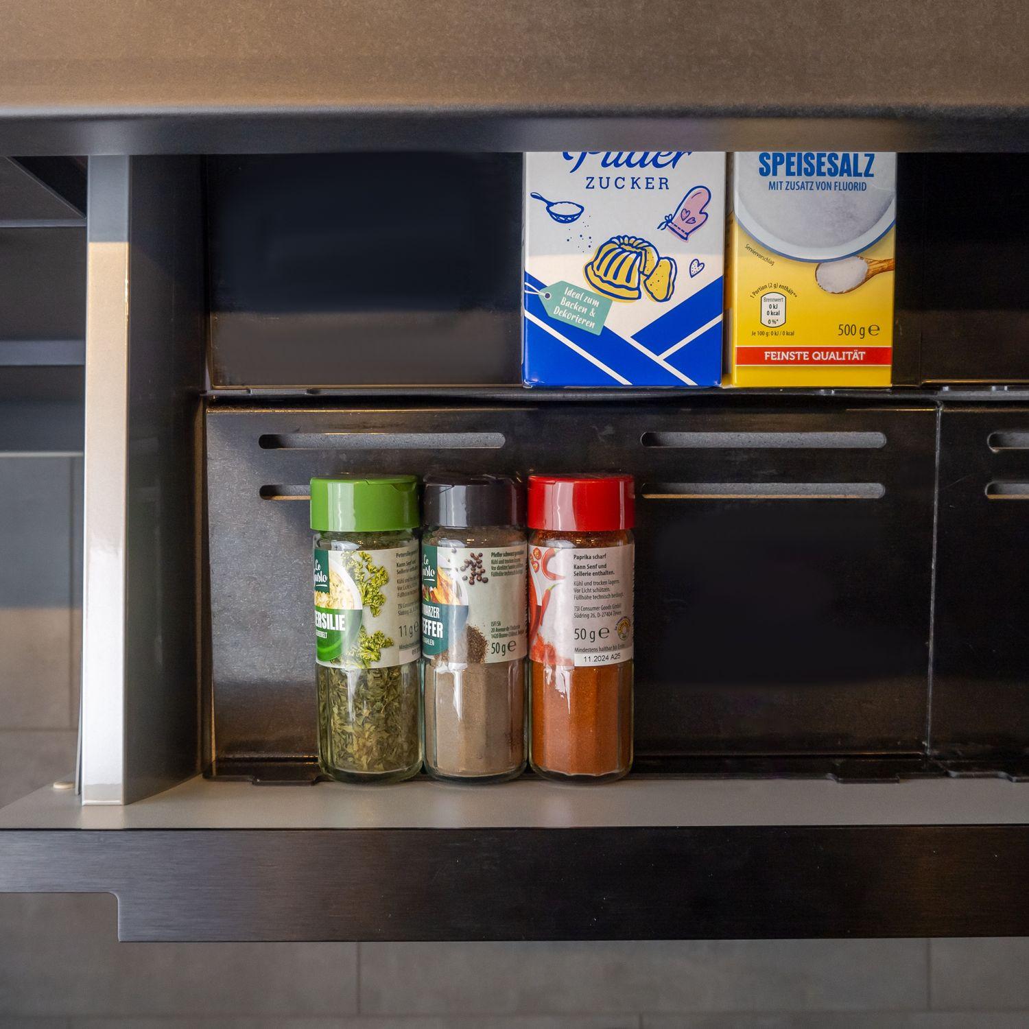 Intirilife Gewürzregal für die Schublade  