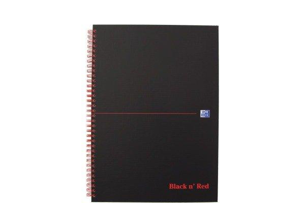 Oxford OXFORD Buch Black 'n Red A4 400047609 kariert, 90g 70 Blatt  