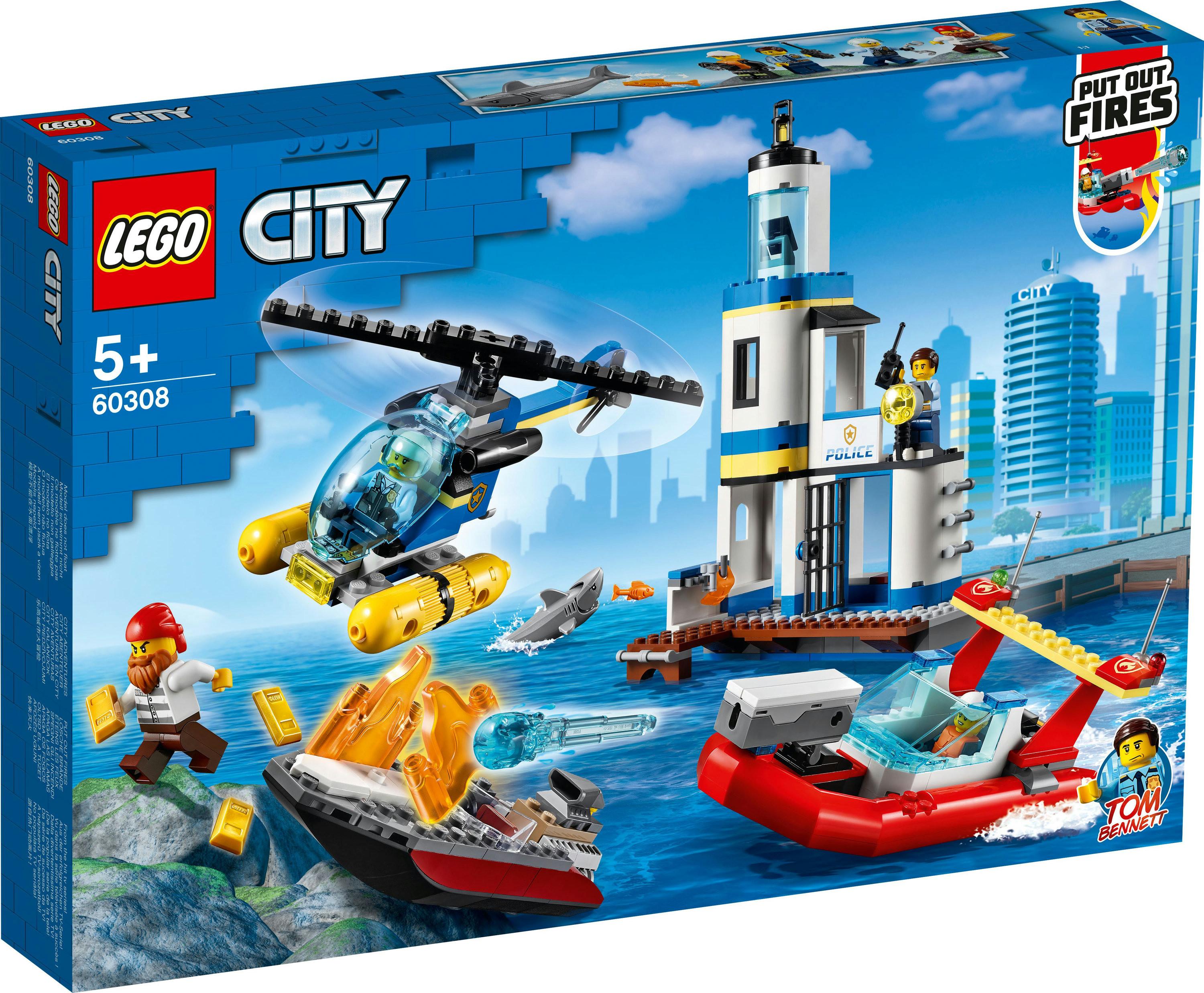 LEGO®  LEGO City Polizei und Feuerwehr im Küsteneinsatz 60308 