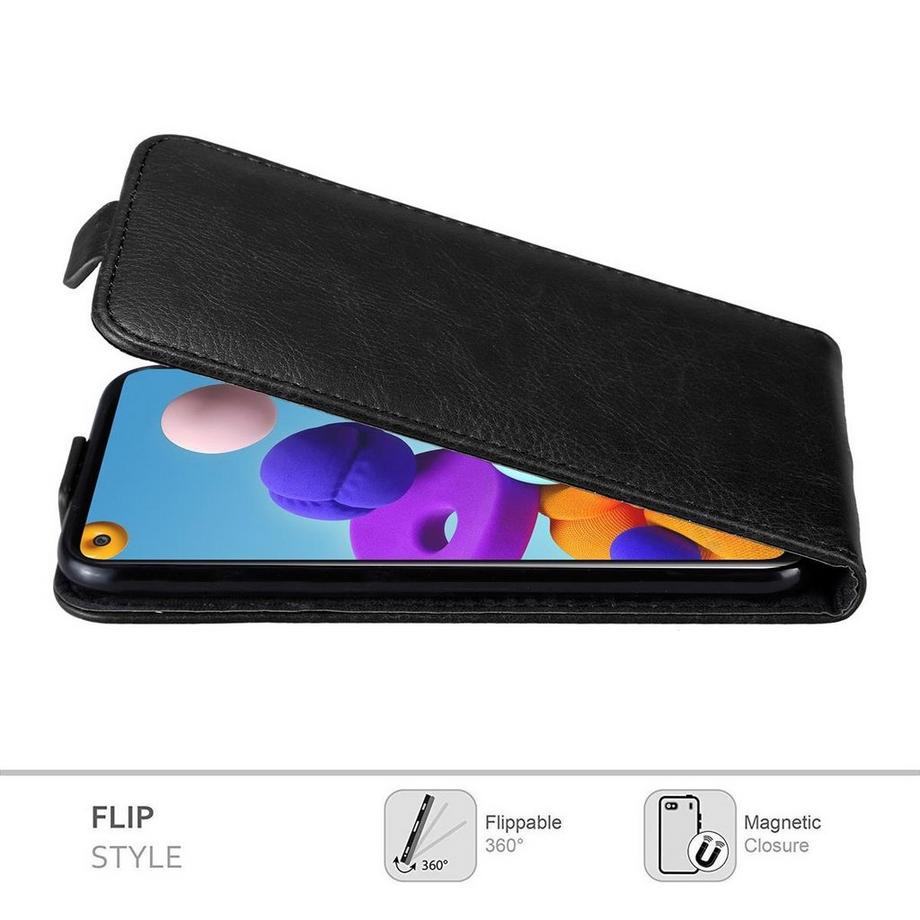 Cadorabo  Housse compatible avec Samsung Galaxy A21s - Coque de protection au design flip avec fermeture magnétique 