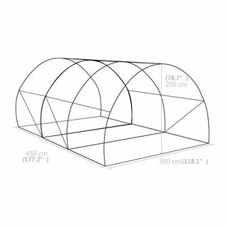 VidaXL serra Plastica  