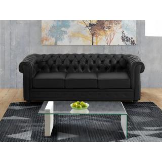 Vente-unique 3SitzerSofa CHESTERFIELD Kunstleder  