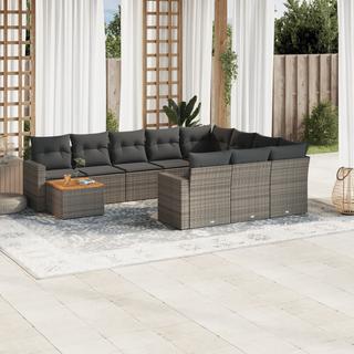 VidaXL Garten sofagarnitur poly-rattan  