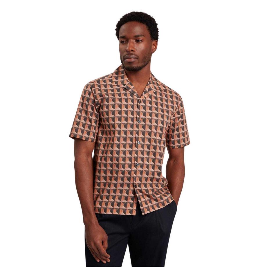 TED BAKER Chemise manches courtes motif géométrique  