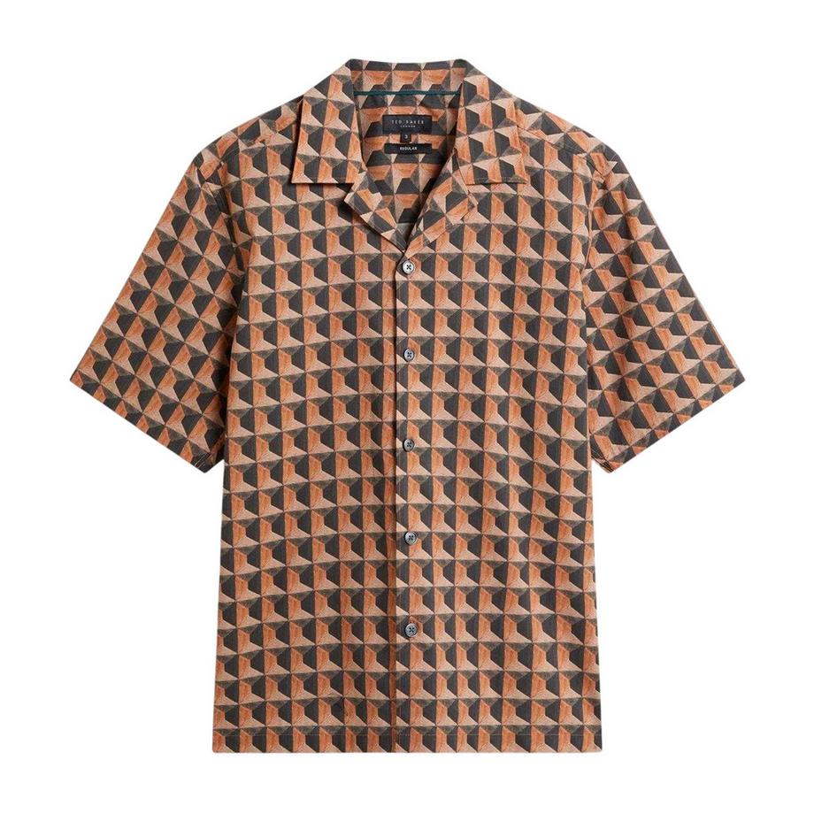 Chemise Manches Courtes motif/style Géométrique