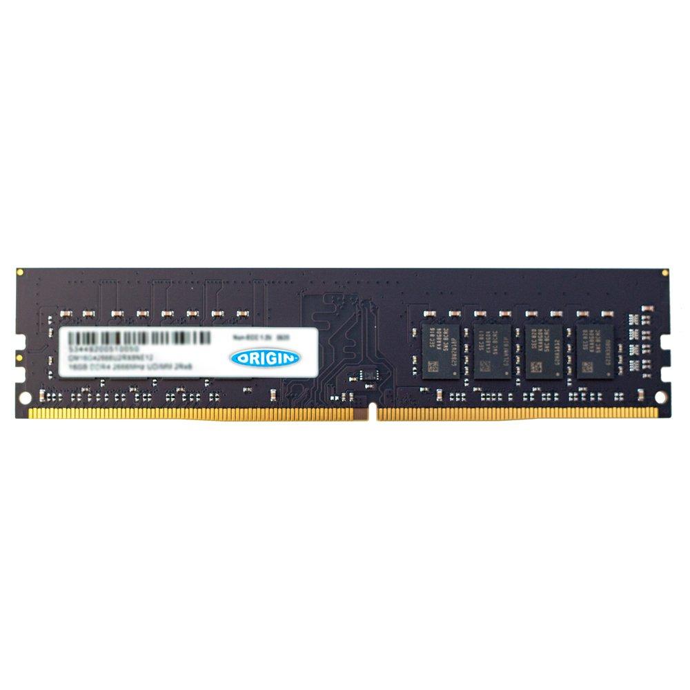 ORIGIN STORAGE  16GB DDR4 2666MHz UDIMM 2Rx8 Non-ECC 1.2V memoria 1 x 16 GB 