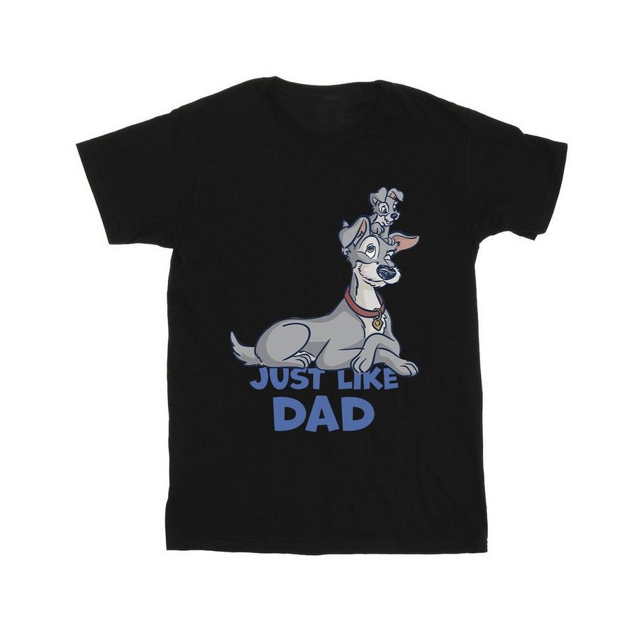 Disney  Tshirt LADY AND THE TRAMP JUST LIKE DAD 