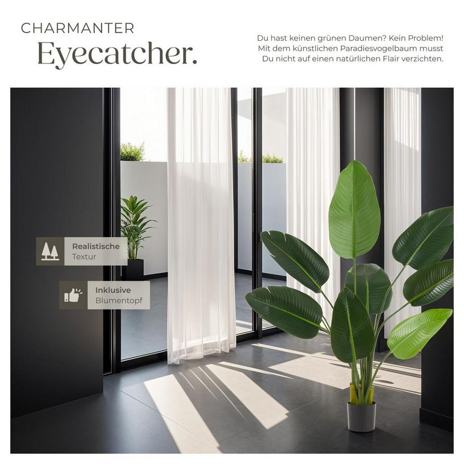 Tectake Pianta artificiale strelitzia Tropic Varie misure  