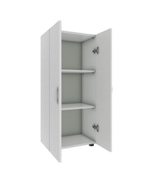 VCM Büroschrank mit 3 Fächern | moderner Aktenschrank mit Drehtüren | Maße ca. H. 108 x B. 49 x T. 34 cm – Ulas 3-Fach  