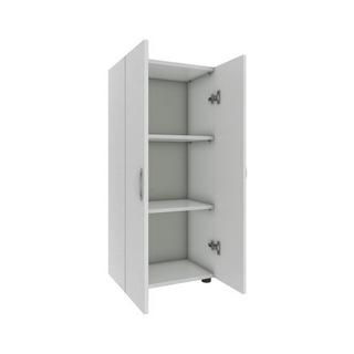 VCM Büroschrank mit 3 Fächern | moderner Aktenschrank mit Drehtüren | Maße ca. H. 108 x B. 49 x T. 34 cm – Ulas 3-Fach  