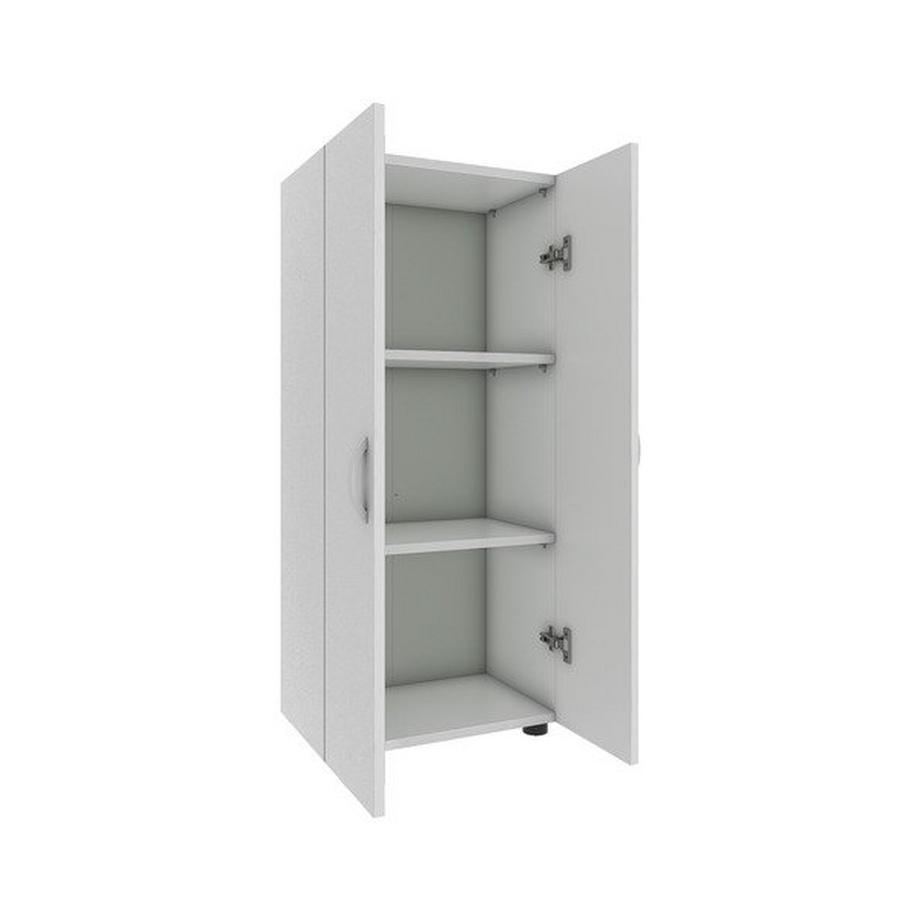 VCM Büroschrank mit 3 Fächern | moderner Aktenschrank mit Drehtüren | Maße ca. H. 108 x B. 49 x T. 34 cm – Ulas 3-Fach  