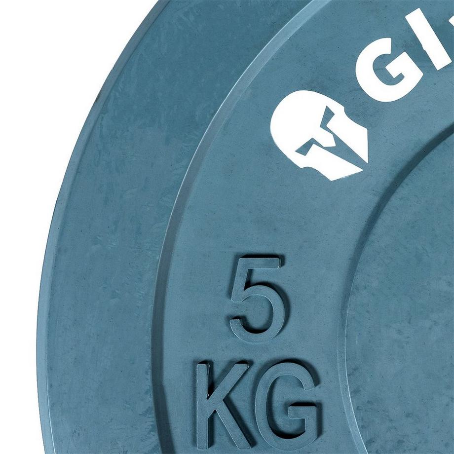 GladiatorFit  Disco olimpico in gomma colorata “Bumper Plate” Ø 51 mm GladiatorFit 