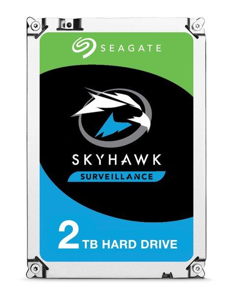 Image of Seagate SkyHawk ST2000VX008 Interne Festplatte 3.5 Zoll 2000 GB Serial ATA III - 2 TB