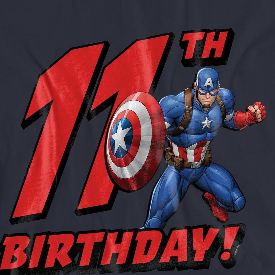 CAPTAIN AMERICA T-Shirt 11ème Anniversaire  