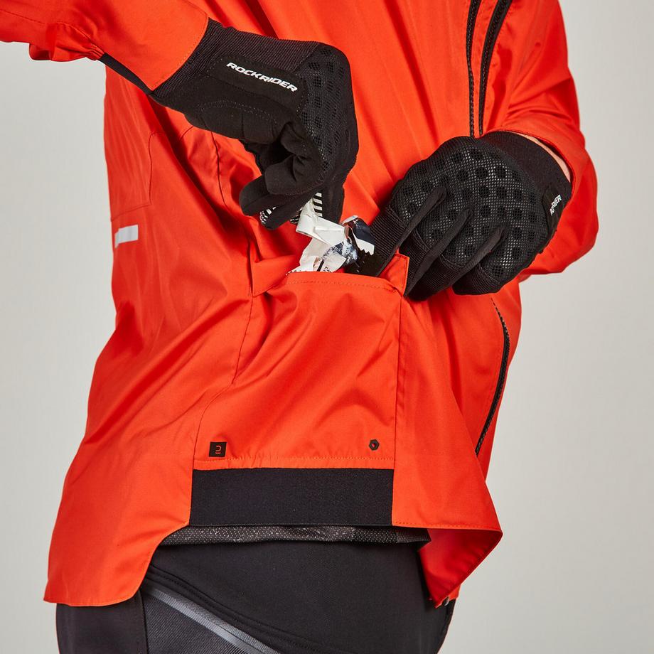 ROCKRIDER  COUPE PLUIE VELO VTT ST 500 ROUGE 