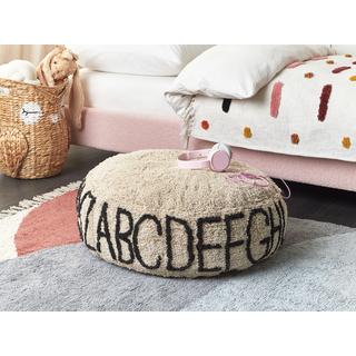 Beliani Pouf en Coton Moderne TWINSPUR  