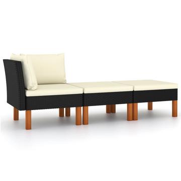 Garten-sofa-set poly-rattan