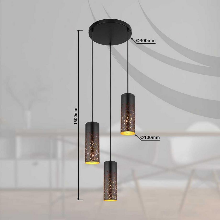 mutoni light Suspension Crocky 3xE27  