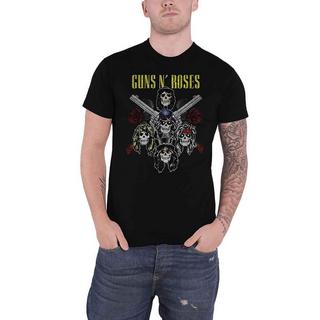 Guns N Roses Pistols & Roses T-Shirt Stampa Grafica  