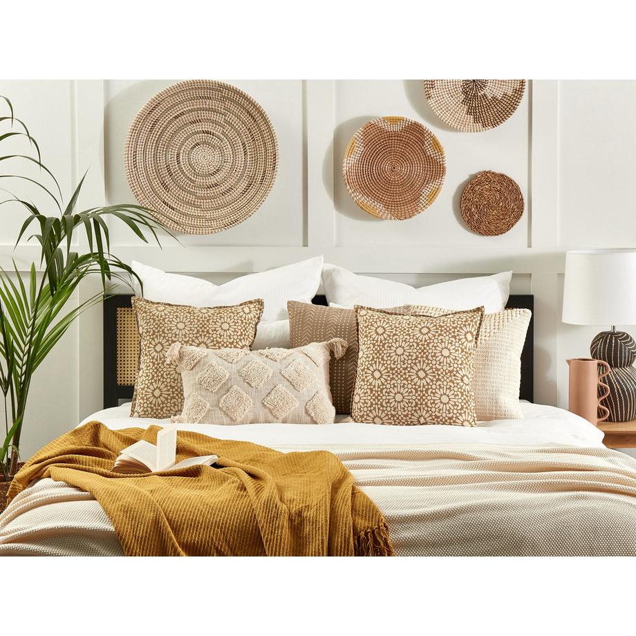 Beliani Dekokissen aus Baumwolle Klassisch CEIBA  