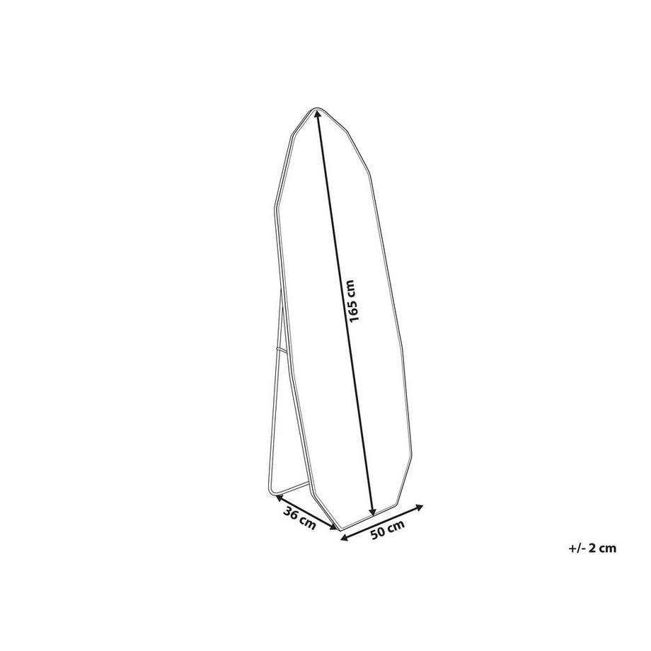 Beliani Standspiegel aus Aluminium  TARTAS  