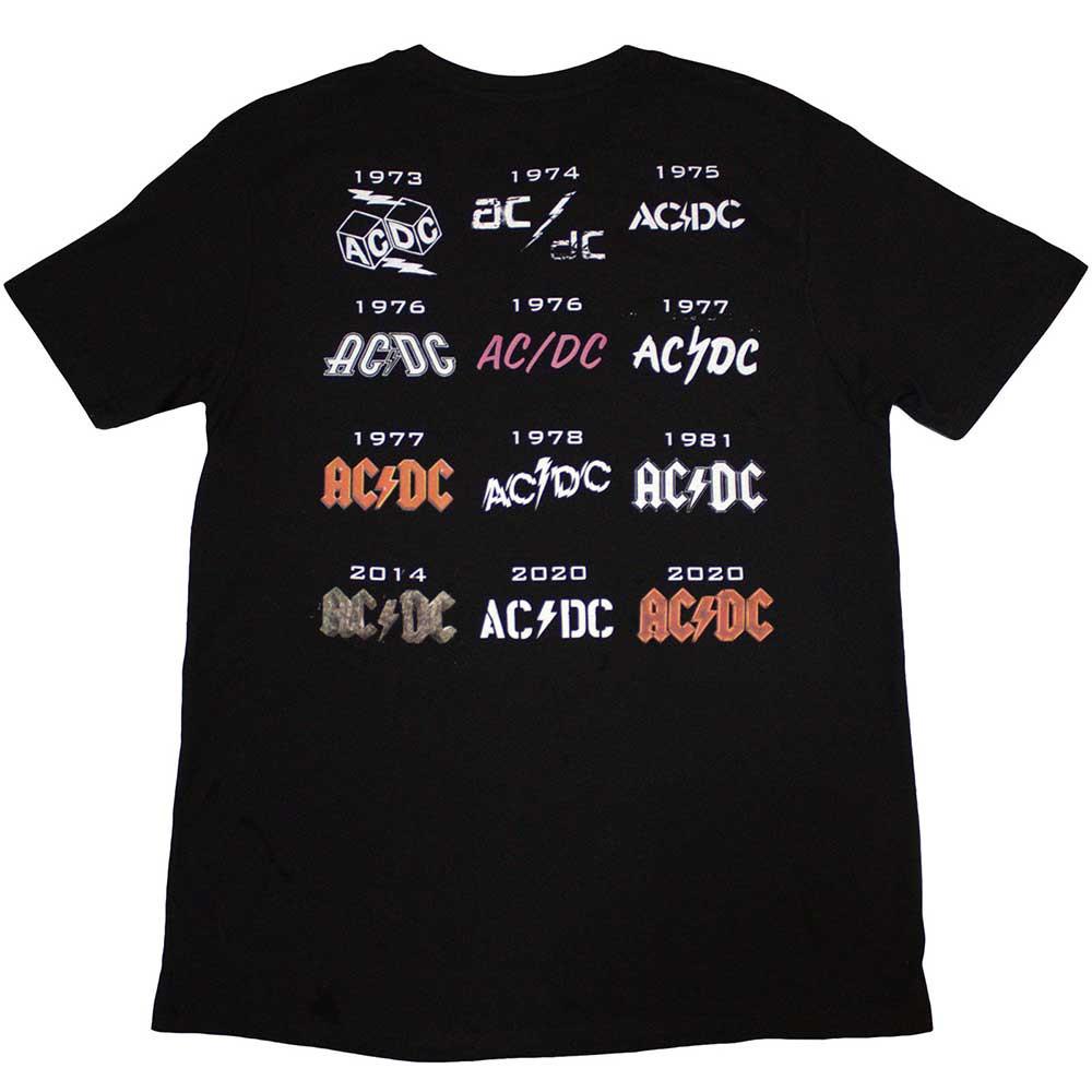 AC/DC ACDC Logo History T-Shirt  