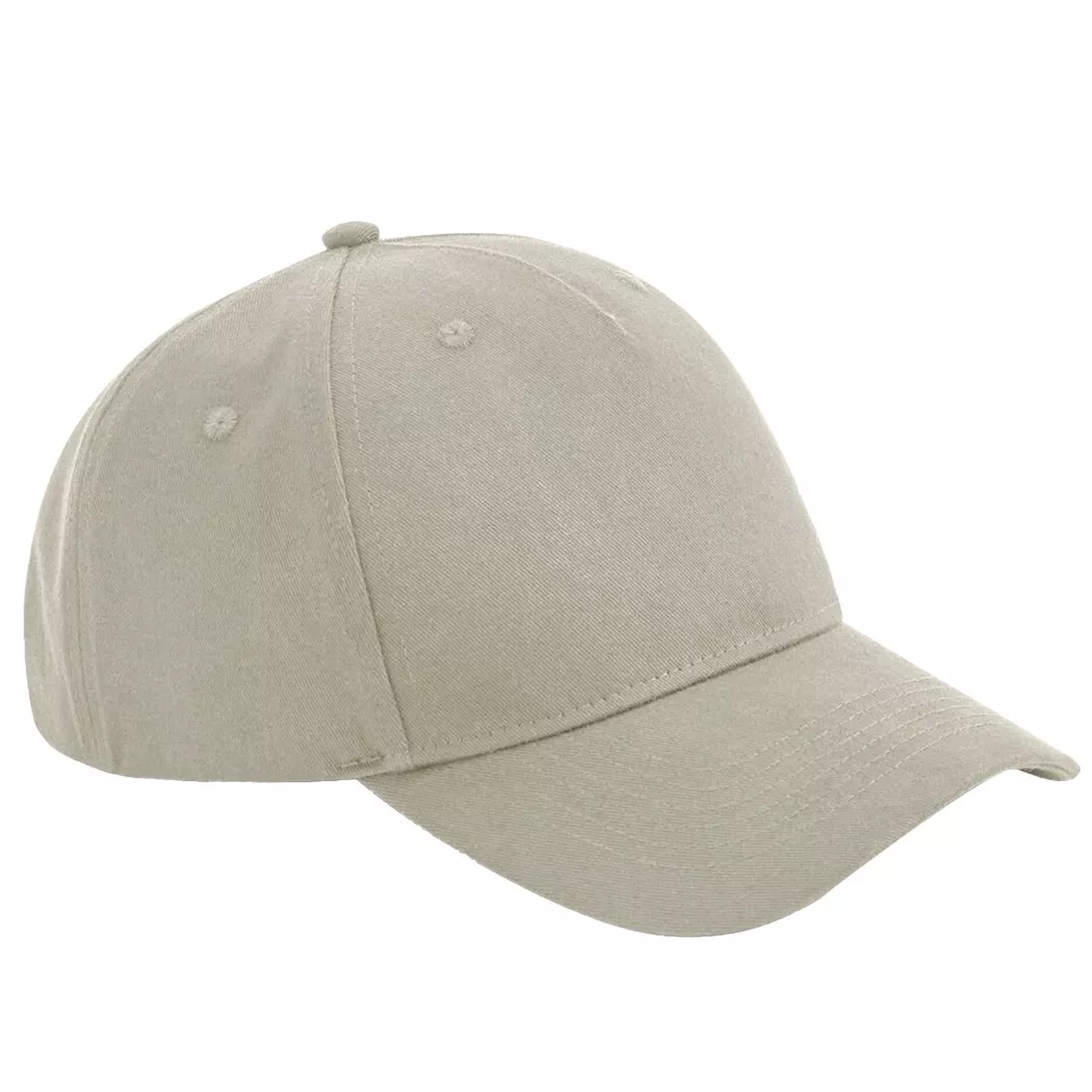 Beechfield - BaseballMütze 5 Segmente, für Herren, Beige, One Size