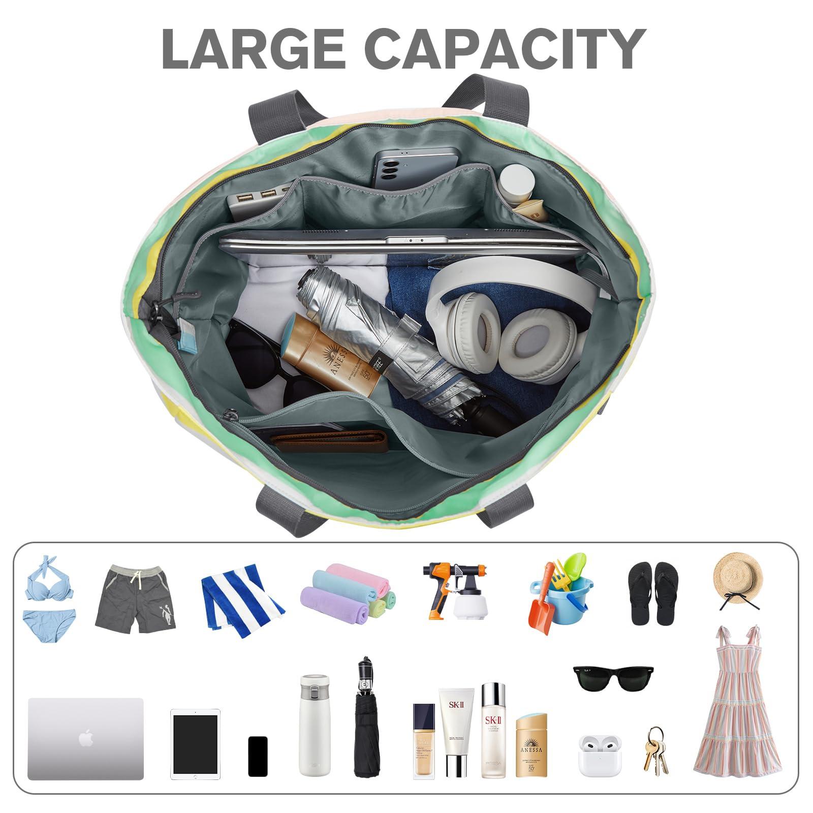 Only-bags.store Familienstrandtasche Faltbare Strandtasche  