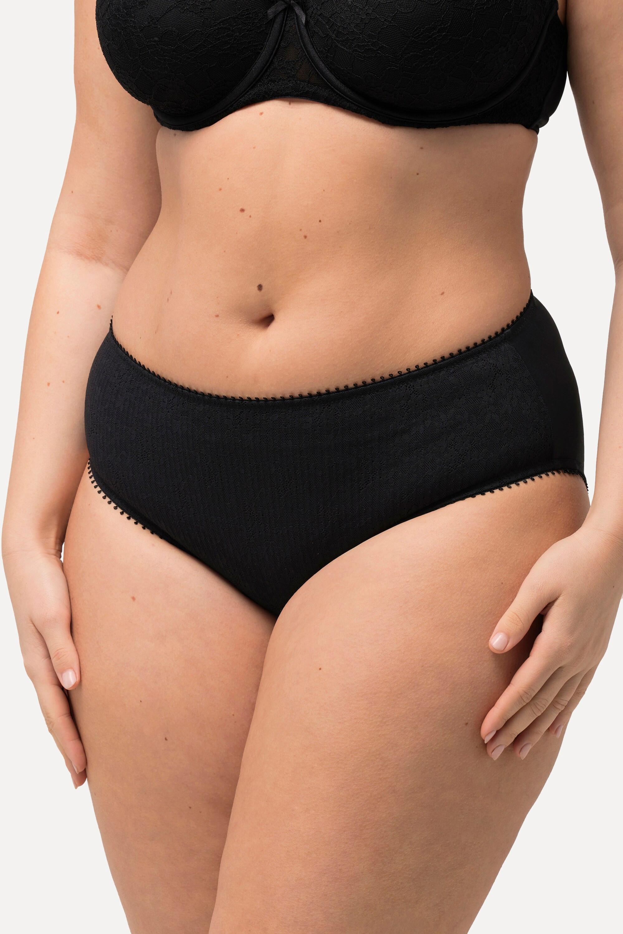 Ulla Popken Slip midi motivo jacquard  