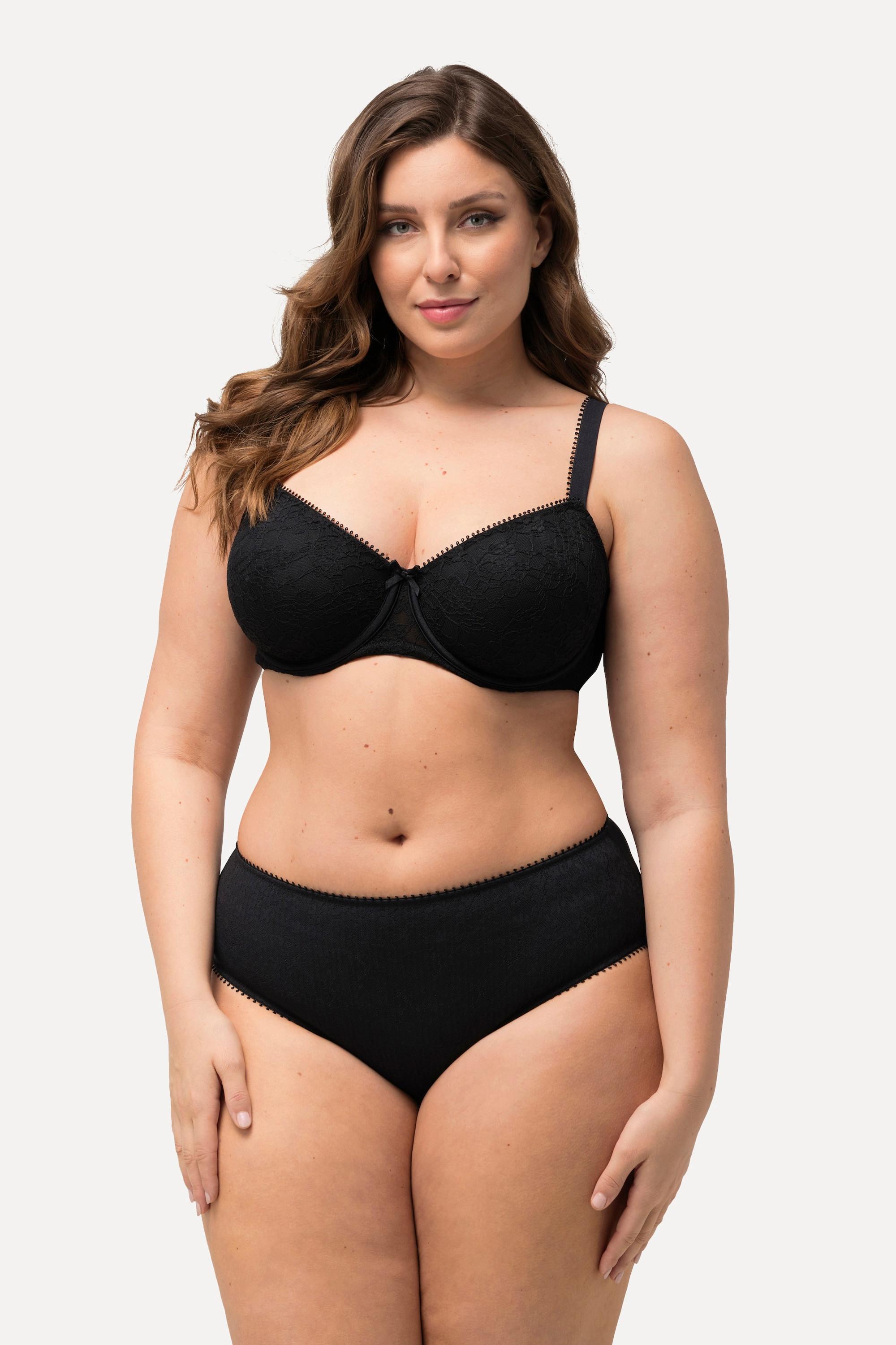 Ulla Popken Slip midi motivo jacquard  