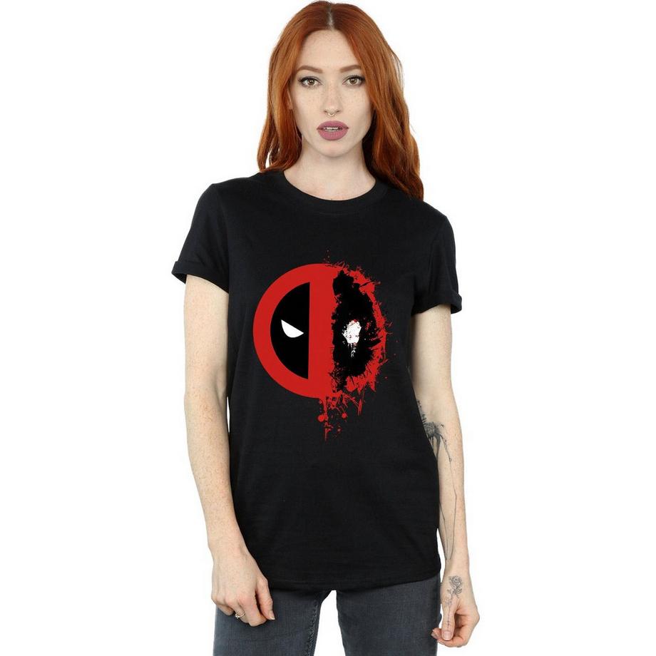 MARVEL Deadpool Splatter Logo T-Shirt  