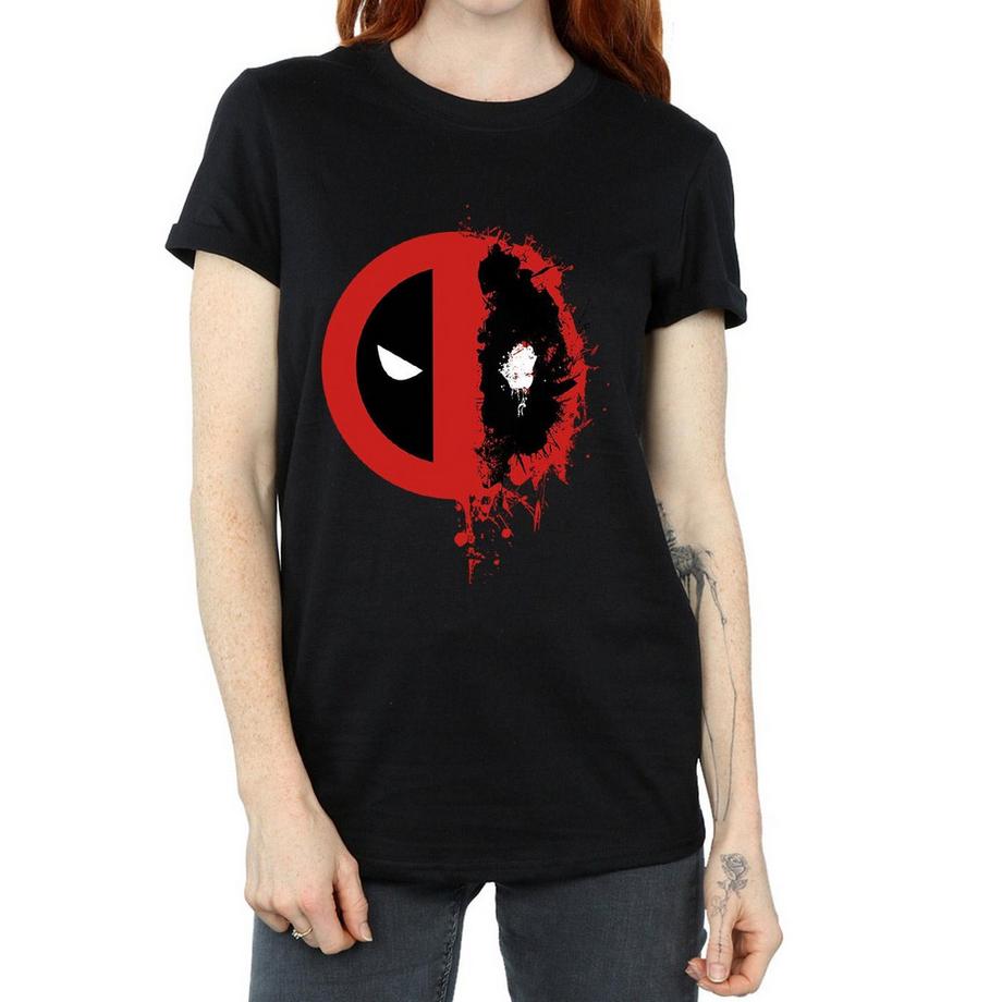 MARVEL Deadpool Splatter Logo T-Shirt  